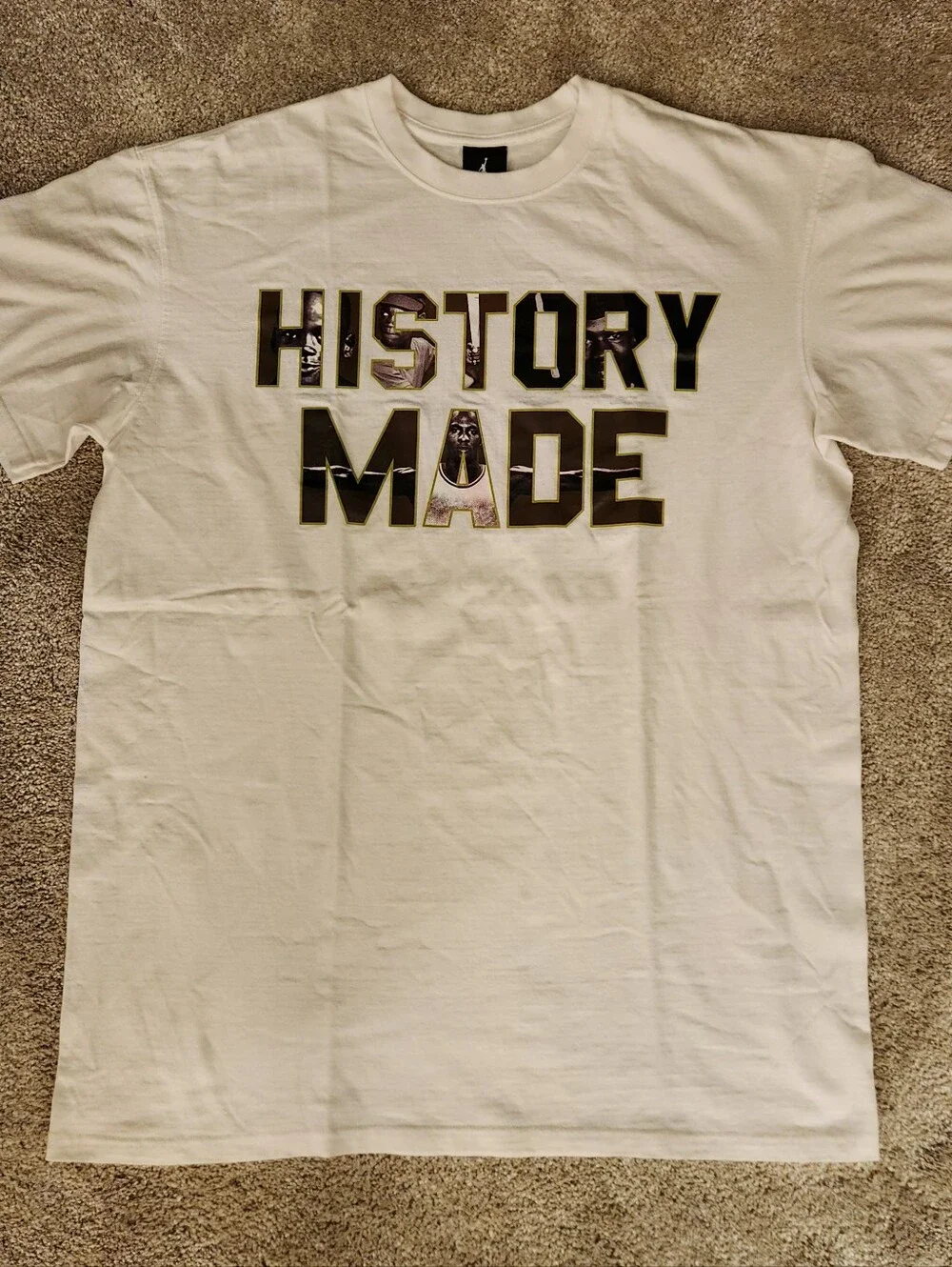 Vintage Y2K 2000's Nike Jordan Brand History Made graphic T-Shirt Size XL